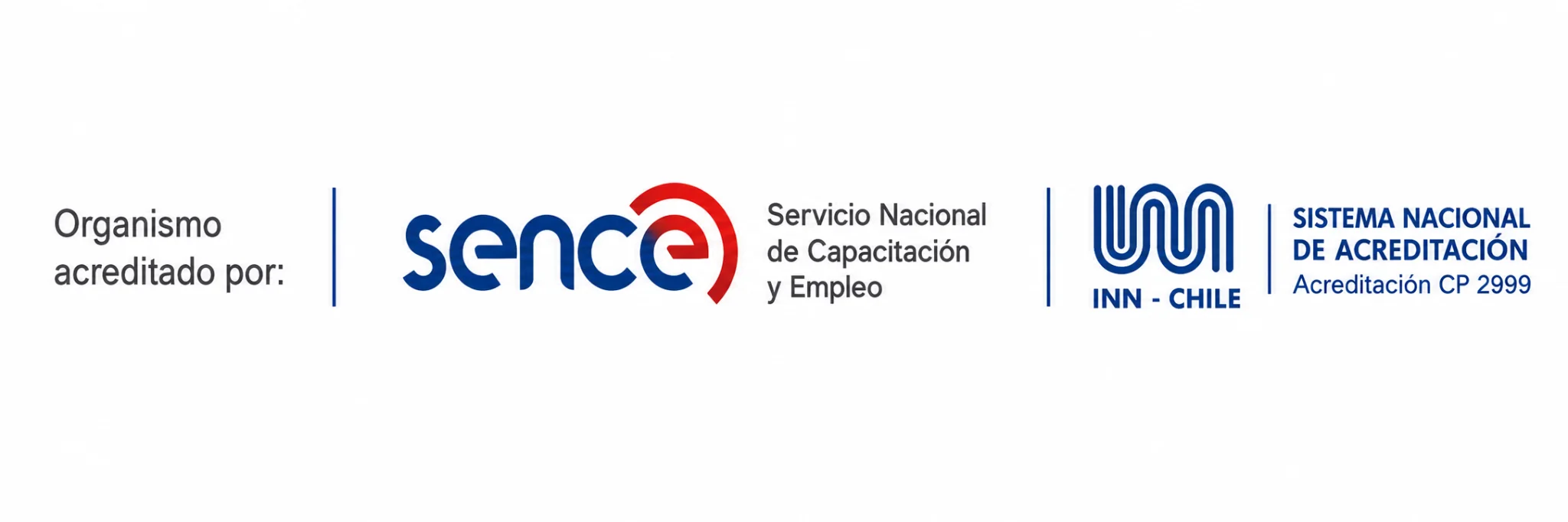 Organismo acreditado por SENCE e INN Chile - Sistema Nacional de Acreditación